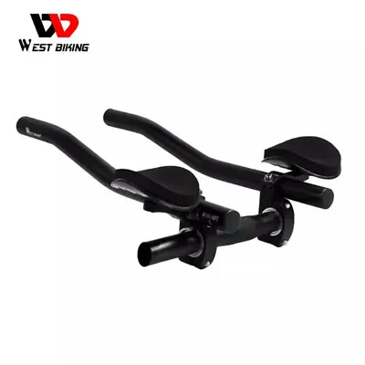 Bicycle Rest Handlebar Clip On Aero Bars Road Bike Extension Triathlon Aerobars • $24.74