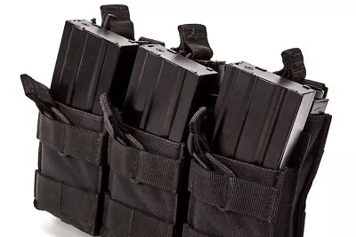 Tactical Molle Six Magazine Pouch Nylon Open Top 5.56 .223 Rifle Mag Holder • $11.95