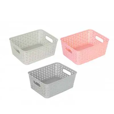 £2.49 • Buy Small Storage Rattan Basket Assorted