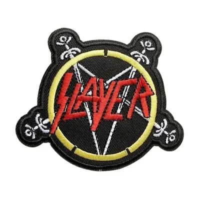 £3.40 • Buy Slayer Rock Band Embroidered Patch Iron On Sew On Transfer
