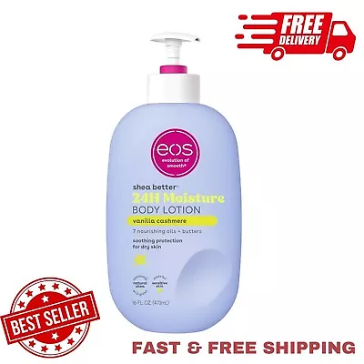 Eos Shea Better Body Lotion For Dry Skin | Vanilla Cashmere |16 Oz • $12.96