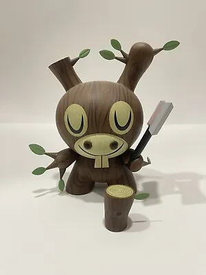 KIDROBOT Amanda Visell Wood Donkey 8  Dunny Edition Of 1500 • $149.99