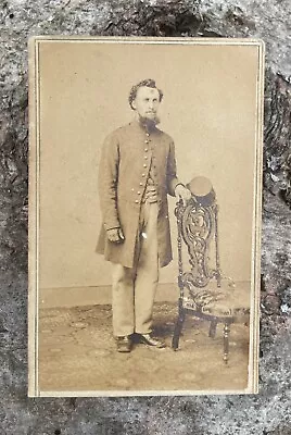 Original Matthew Brady Backmarked Civil War Soldier CDV • $3.25