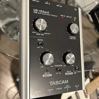 Tascam US-122mkii Audio/midi Interface • $28.35