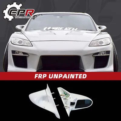 For Mazda RX8 RHD SE3P Early GND Style FRP Unpainted Aero Rearview Side Mirrors • $502.99