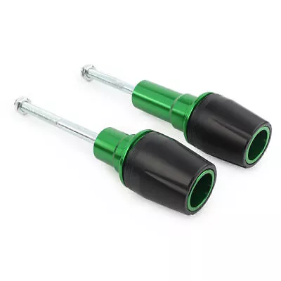 Fit Kawasaki Z650 2017-2019 2018 CNC Frame Crash Slider Cover Protector Green UK • £34.44