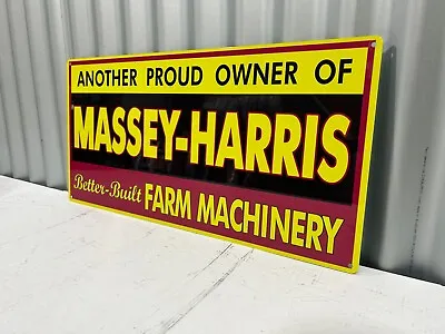 Massey Harris Farm Machinery Metal Sign 600 Mm X 300 Mm Free Post • $89