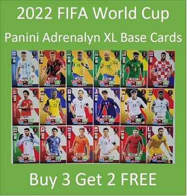 $19.99 • Buy 2022 FIFA World Cup Adrenalyn XL Cards - Base Hero Cards #28-#225 BUY 3 GET 2