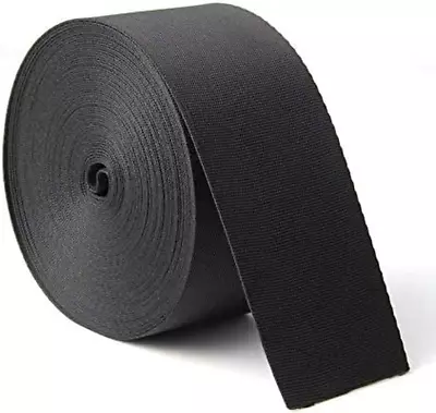 10 Yards 2 Inch Wide Black Nylon Heavy Duty Webbing Strap • $11.99