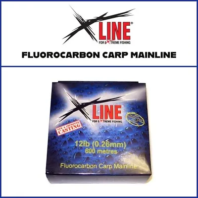 X Line Fluorocarbon Carp Mainline - New | All Sizes/breaking Strains • £16.99