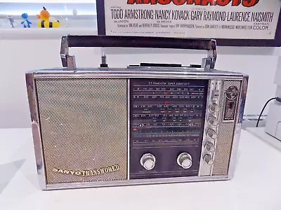 Sanyo Transworld 17 Transistor Radio Rare 1960s Made In Japan UNTESTED SPARES • $248.43