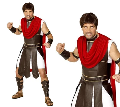 £39.99 • Buy Mens Centurion Costume Adults Roman Gladiator Fancy Dress Spartan Warrior New