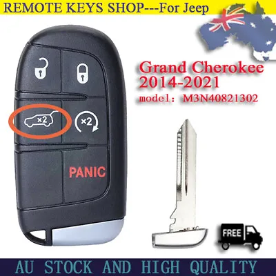 FULL Key Fob To Suit For Jeep Grand Cherokee 2014 2015 2016 2017 -21 Car Remote • $37.46