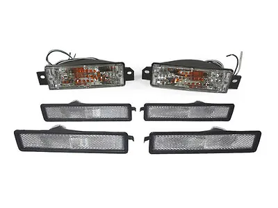 6PCS Clear Bumper Signal+Front/Rear Side Marker Light For 89-91 BMW E30 3 Series • $56.04