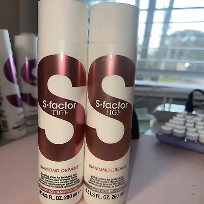 TIGI S.FACTOR DIAMOND DREAMS Duo SHAMPOO & CONDITIONER 8.5 OZ Each • $39.99