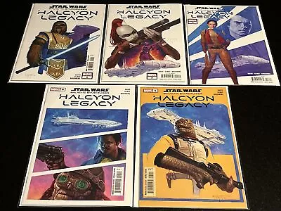 Star Wars Halcyon Legacy #1 2 3 4 5 Set 2022 Marvel 1st Print Bagged & Boarded. • £22.49