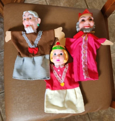 $23.50 • Buy Vintage Mr. Rogers Neighborhood Hand Puppets Set Of 3 10 