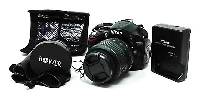 Nikon [D5100] 16.2 MP Camera Black W/ AF-S DX 18-55mm VR + 42x46mm Macro Lens ++ • $259.99