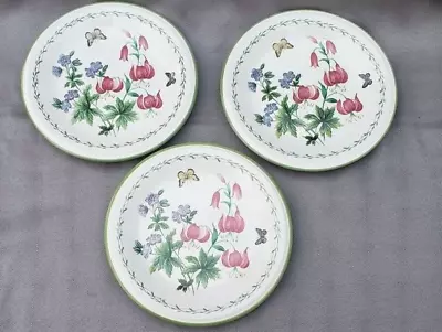 Mikasa Studio Nova Garden Bloom - Set Of 3 Lunch Salad Plates 8  • $12