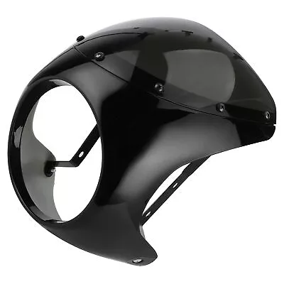 Hot 7in Headlight Fairing Wind Deflector Windshield Part For Motorcycle(Glossy • $48.55