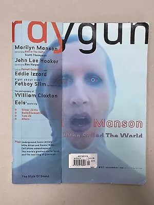 RAYGUN Magazine No 61 November 1998 MARILYN MANSON Eels Eddie Izzard Fatboy Slim • £8