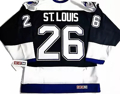 Vtg-men-nwt-s Martin St. Louis 2004 Cup Patch Tampa Bay Lightning Ccm Nhl Jersey • $299.99