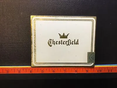 Vintage Chesterfield Advertising Cigarette Tin. Empty. • $14