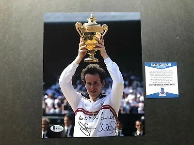 $150 • Buy John McEnroe Rare Signed Autographed Tennis Legend 8x10 Photo Beckett BAS Coa
