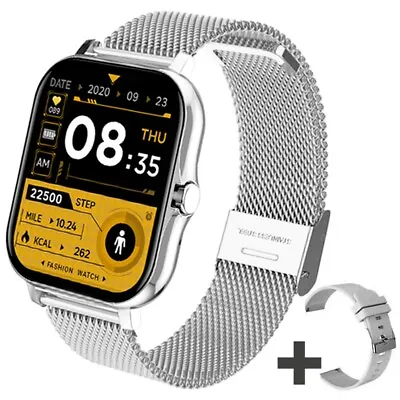 Smart Watch Men Women Fitness Tracker Blood Pressure Heart Rate Sport Watches UK • £13.99