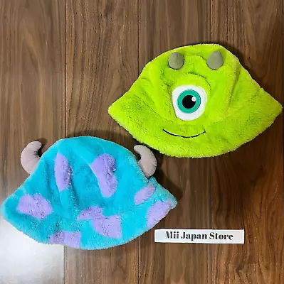 Tokyo Disney Resort Monsters Inc Mike & Sulley Bucket Hat Set Of 2 Japan Used • $89.99