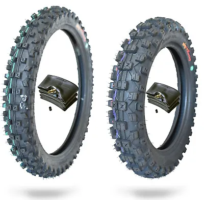 90/100-14 And 70/100-17 Dirt Bike Tire And Tube Combo Motocross CR85 YZ85 KX85 • $94.91