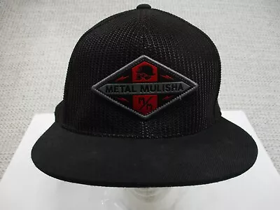 Metal Mulisha Adjustable Snapback Flat Bill Hat Black Cap • $10.24