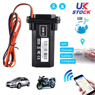 Real Time GPS Tracker GSM GPRS Tracking Device For Car Vehicle Motorcycle Bike • £17.98