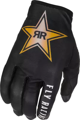 Fly Racing Lite Rockstar Mx Gloves - Black/gold - Motocross/offroad • $24.95