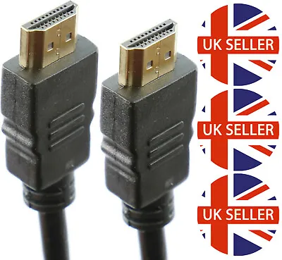 10m Long GOLD HDMI Cable Lead TV Sky Xbox • £13.99