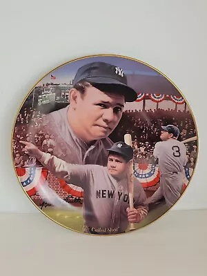  Babe Ruth: The Called Shot  Legendary Home Runs Collector Plate Bradford Exchan • $20