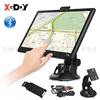 XGODY 7'' Portable Truck Car GPS Units Navigation Satellite System AV-IN MP3 FM • $61.69