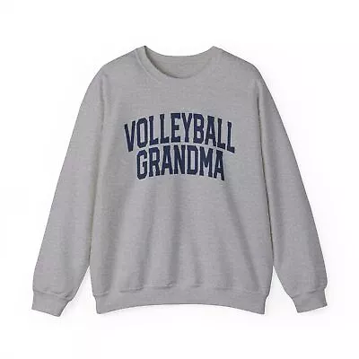 Volleyball Grandma Mothers Day Sweatshirt Gift Crew Neck Long Pullover Shirt Men • $33.29