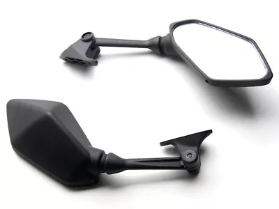 $25.99 • Buy Kawasaki ZX6R / ZX600R / ZX636 (2009-2012) High Quality Black Side Mirrors Set