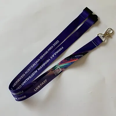 Formula 1 One LANYARD 2022 Official AUSTRALIAN LIVE FAST F1 GRAND PRIX R97 • £12.98