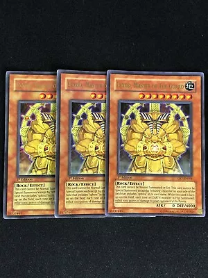 Yugioh Exxod Master Of The Guard Sd7-en001 1st Ultra Hp/creases X3 • $4.99