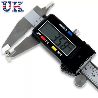 6 Inch Digital Vernier Caliper 150mm Stainless Steel Micrometer Electronic Tool • £9.95