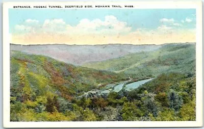 Postcard - Entrance Hoosac Tunnel Deerfield Side Mohawk Trail Massachusetts • $3.46