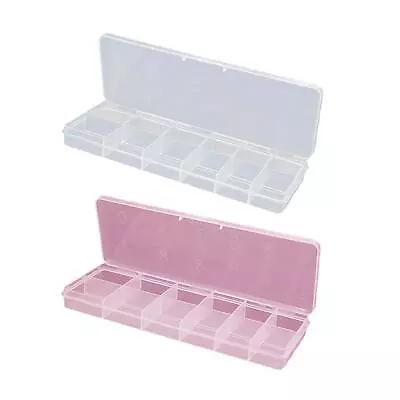 Nail Tips Organizer Box False Nail Storage Box For Nail Accessories False Nail • £5.09