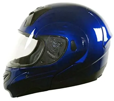 Vega Summit II Full Face Modular Helmet Medium Deep Blue Metallic #4500-503 • $99