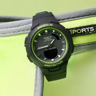 Casio Baby-G Analog-Digital Green Casual Quartz Women's Watch BSA-B100SC-1A • $170.90