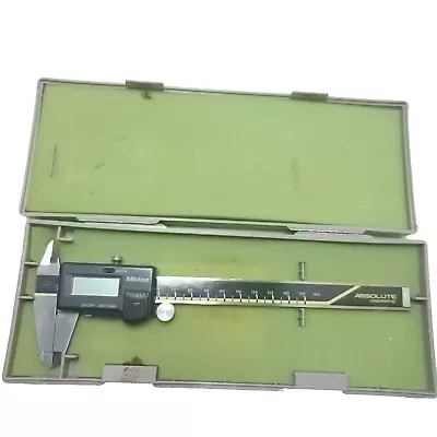 Mitutoyo Absolute Digimatic Digital Calipers 500-151 CD-15C *Needs Battery* • $49.89