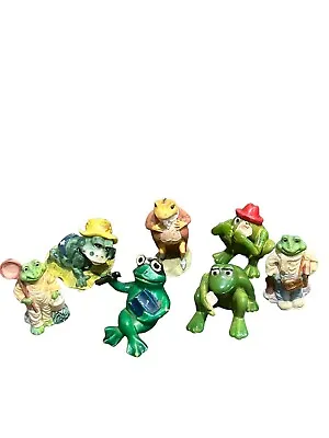 Vintage Lot Of 8 Frogs Plastic Resin • $12.99