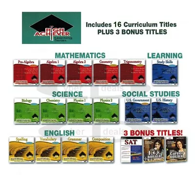 High School Mathematics Math + Many More Core Subjects Grades 9-12 Sealed New • $14.99