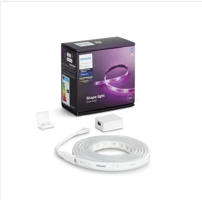$80 • Buy Philips Hue White & Color Ambiance Lightstrip Plus LED 2m Kit Bluetooth WiFi